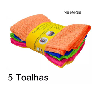 Pano Microfibra Automotiva Flanela Anti-risco 30x30 (5 Uni) em Oferta na Shopee