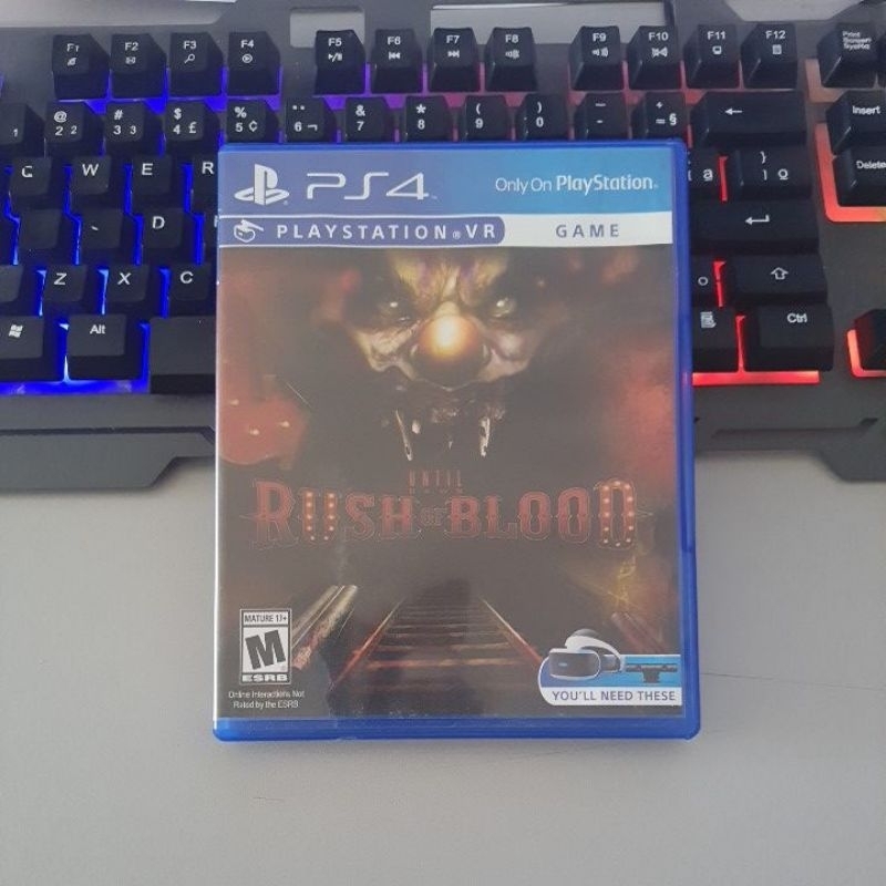 Until dawn Rush of Blood - PS4 - VR - MIDIA FISICA