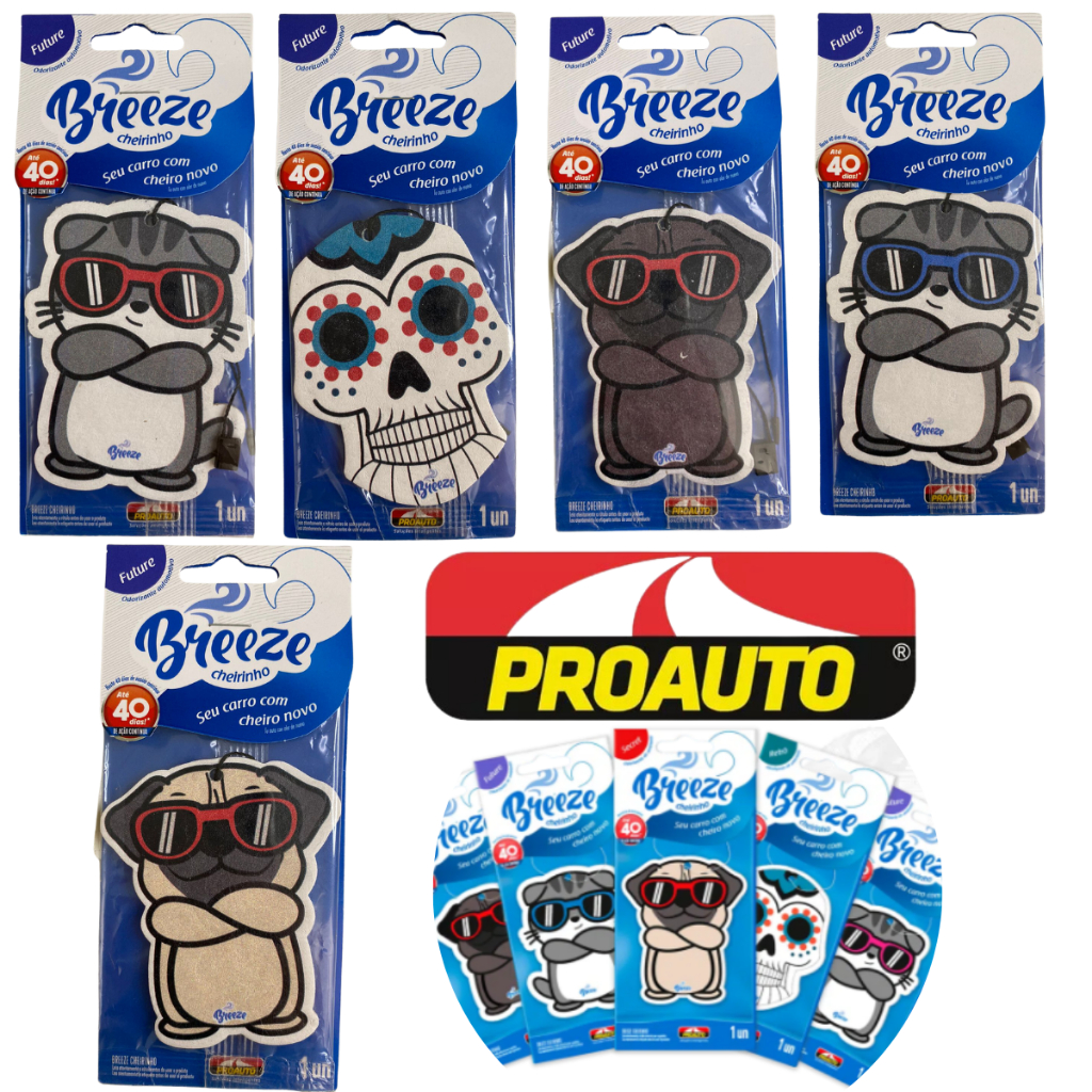 Odorizante Proauto Breeze Cheirinho Future Personagens Variados em Oferta na Shopee