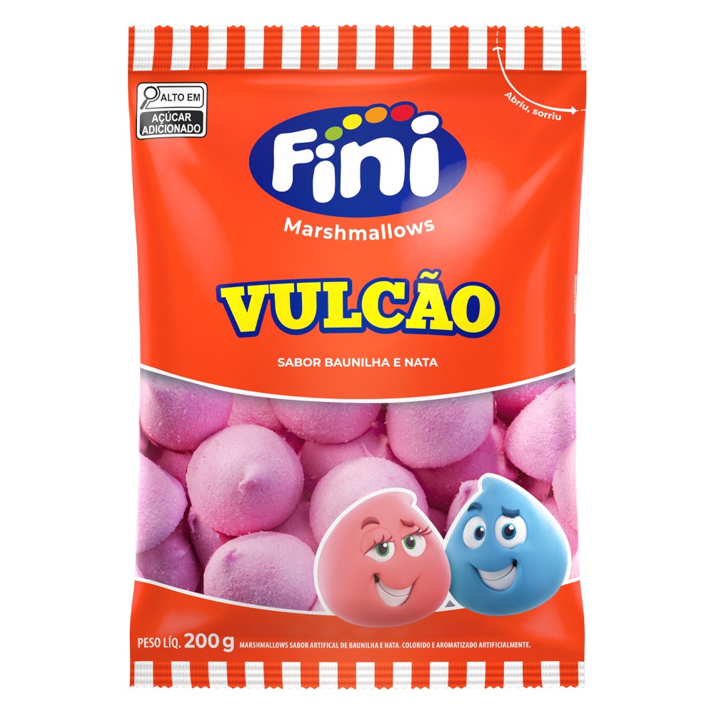Vulcão Rosa 200g- Fini em Oferta na Shopee