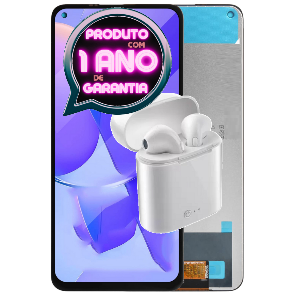 Tela Frontal Touch Display Compatível Xiaomi Redmi Note 9 / Note 10x + Lcd Full 
