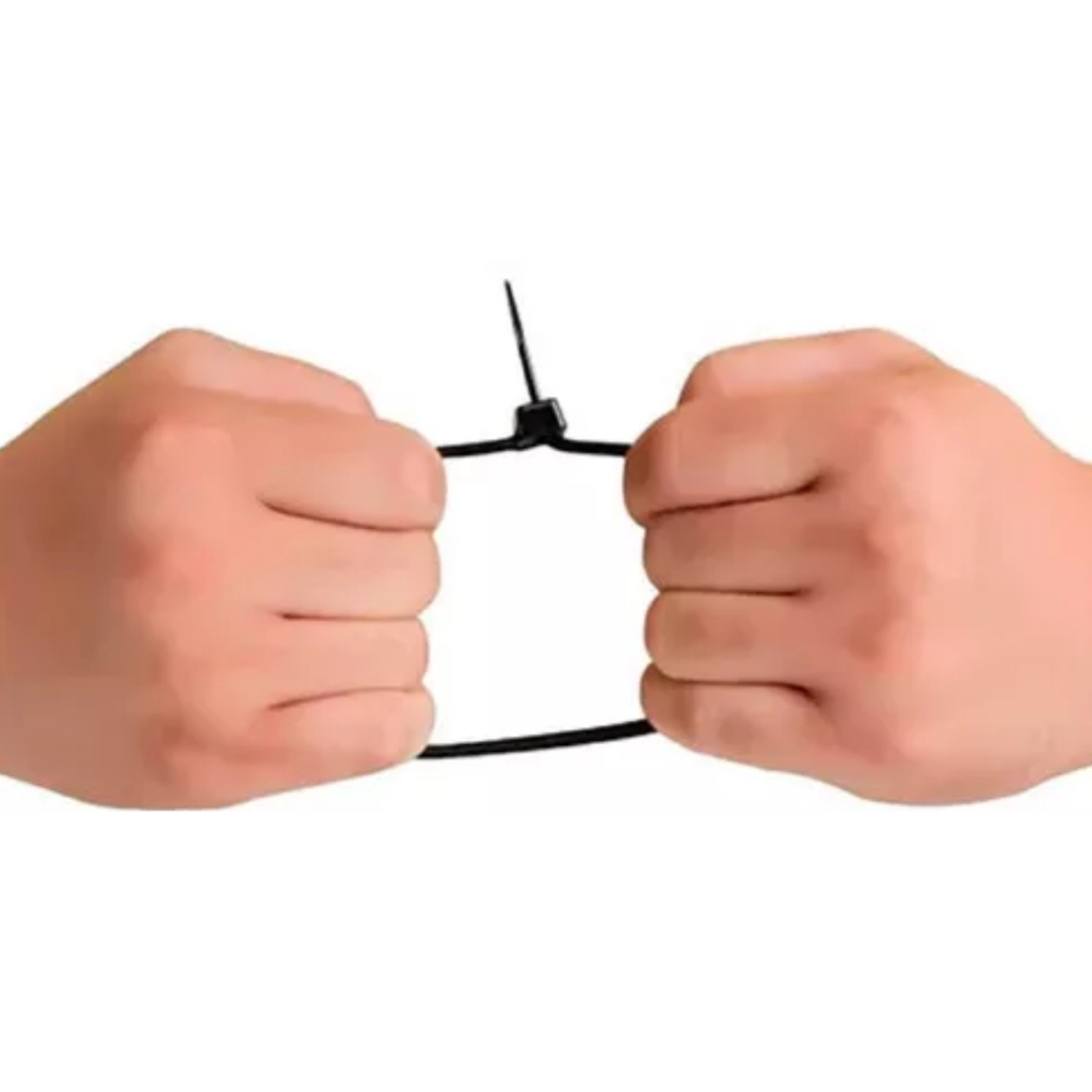 Detalhes do Cinta Plástica Fita Abraçadeira Enforca Gato 3,6mm 100 Unid