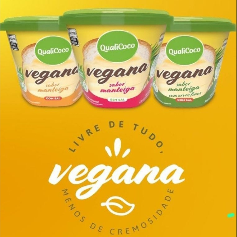 Kit 2 Manteiga de Coco Qualicôco Vegana 200g (escolha seu sabor ou vai sortido)