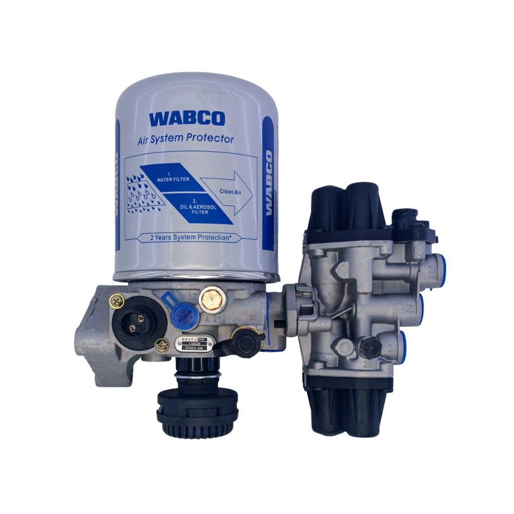 Kit Válvula Apu Com Sensor Secador De Ar Wabco Original Completa Para Caminhão Mercedes Benz