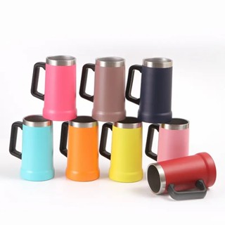 Caneca Térmica Chopp Cerveja Camada Dupla Em Inox Copo 710ml