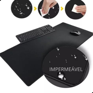 Mouse Pad 90x40 Mousepad Gamer Imperméavel Extra Grande Speed Bertô Desk Pad Preto a Prova d'agua em Oferta na Shopee