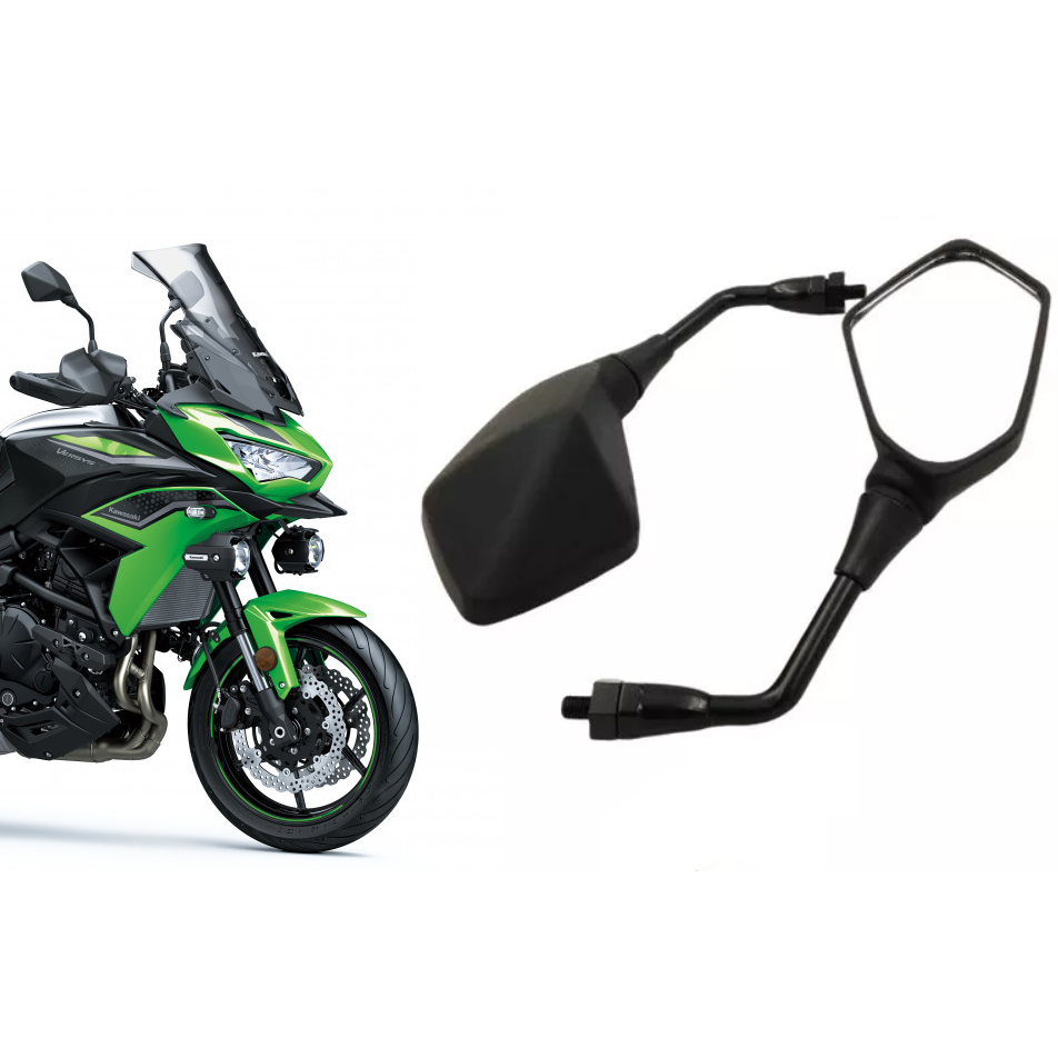 Par Espelho Retrovisor Kawazaki Versys 650 Rosca em Oferta na Shopee