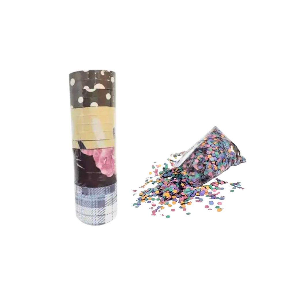 KIT CARNAVAL1 PACOTE DE CONFETE +1 PACOTE DE SERPENTINA