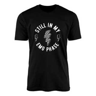 Camiseta Camisa T-shirt Blusa Still In My Emo Phase Ainda Estou Na Minha Fase Emo Algodão Unissex