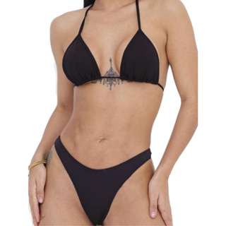 Biquíni Preto Fio Dental Linha Premium - Pronta Entrega em Oferta na Shopee