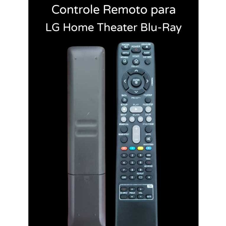 Controle remoto para LG Home Theater Blu-Ray Disc Player