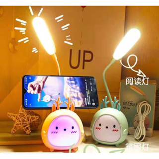 Abajur/luminaria Luz De Led Recarregavel Ubs De Mesa em Oferta na Shopee
