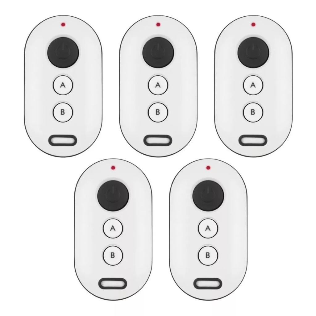 Controle Remoto De Portão Eletrônico Cerca Alarme 433mhz Universal Xtr 1000 Intelbras Kit 5 Unidades