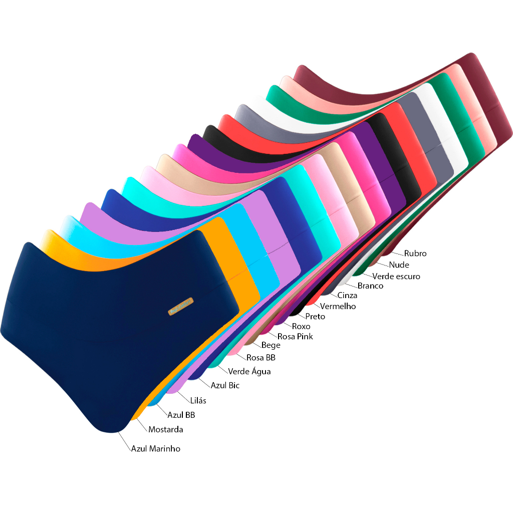 Kit 5 Calcinhas Cós Alto Lisa em Oferta na Shopee