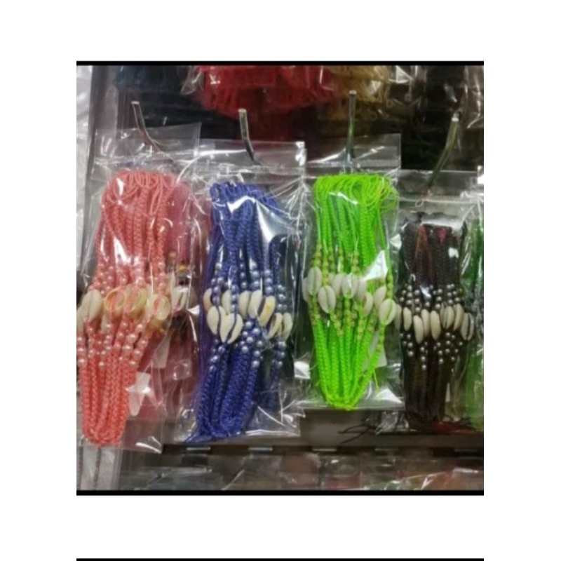 Kit revenda revenda 12 tornozeleiras/pulseiras macrame artesanal moda praia,com buzios natural.