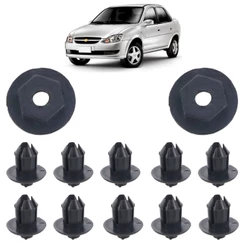 Kit Grampo Presilha Parabarro Dianteiro Chevrolet Classic 2010 2011 2012 2013 2014 2015 2016 2017