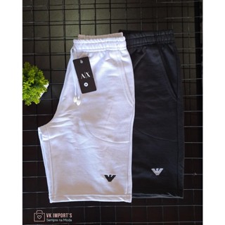 Kit 2 Bermudas Moletom - Masculino Adulto