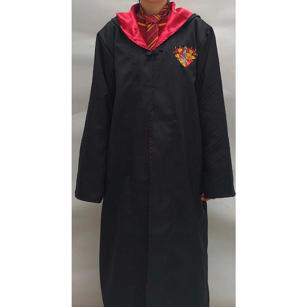 Capas Harry Potter Cosplay Bordado Unissex Grifinória - Sonserina - Corvinal - Lufa-Lufa