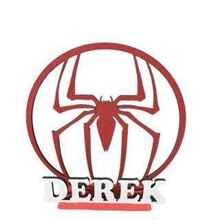 15 Centro de mesa em MDF Homem Aranha Vermelho em Oferta na Shopee