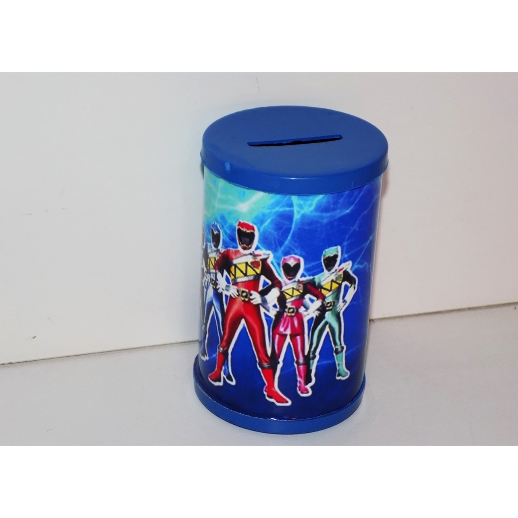 20 cofrinhos personalizados Power Rangers