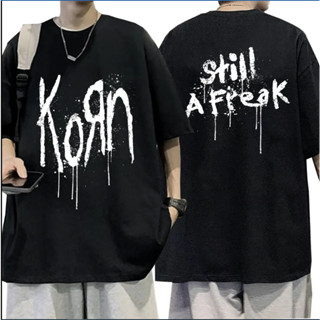 Camiseta Estilo De Rua Estampa Grafit Korn Stil Hiphop