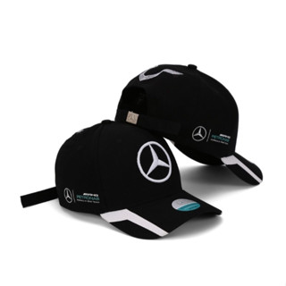 Boné Mercedes Benz Aba Curva Fitão Regulagem Strapback