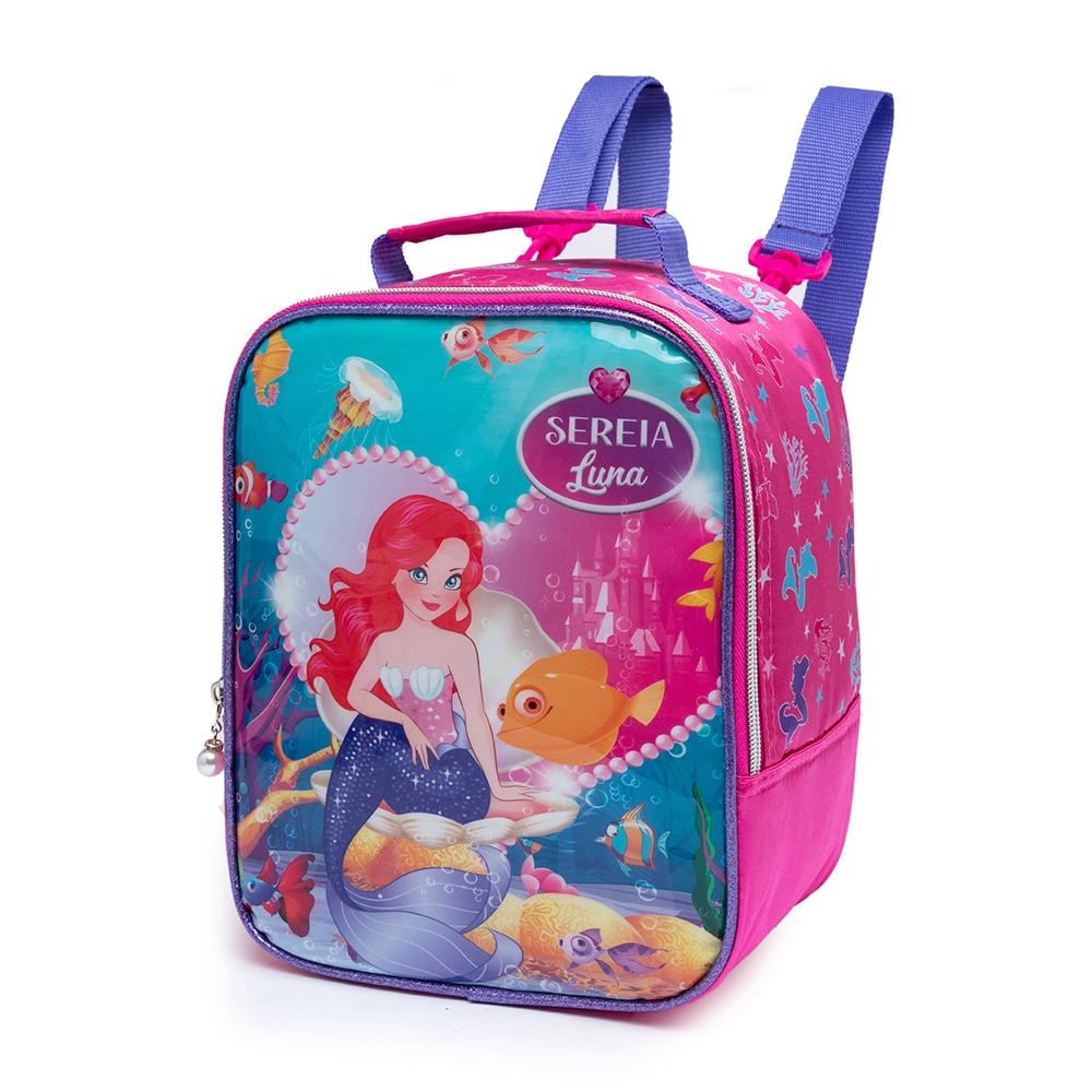 Detalhes do Kit Mochila Lancheira Estojo Escolar Infantil Rodinhas Viagem