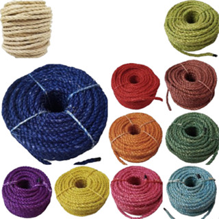 Corda Sisal Colorida 6mm arranhador artesanato DIY 5 metros