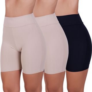 Short Anágua Todo Em Poliamida Conforto Segunda Pele Feminino Bermuda Moda íntima Lingerie em Oferta na Shopee