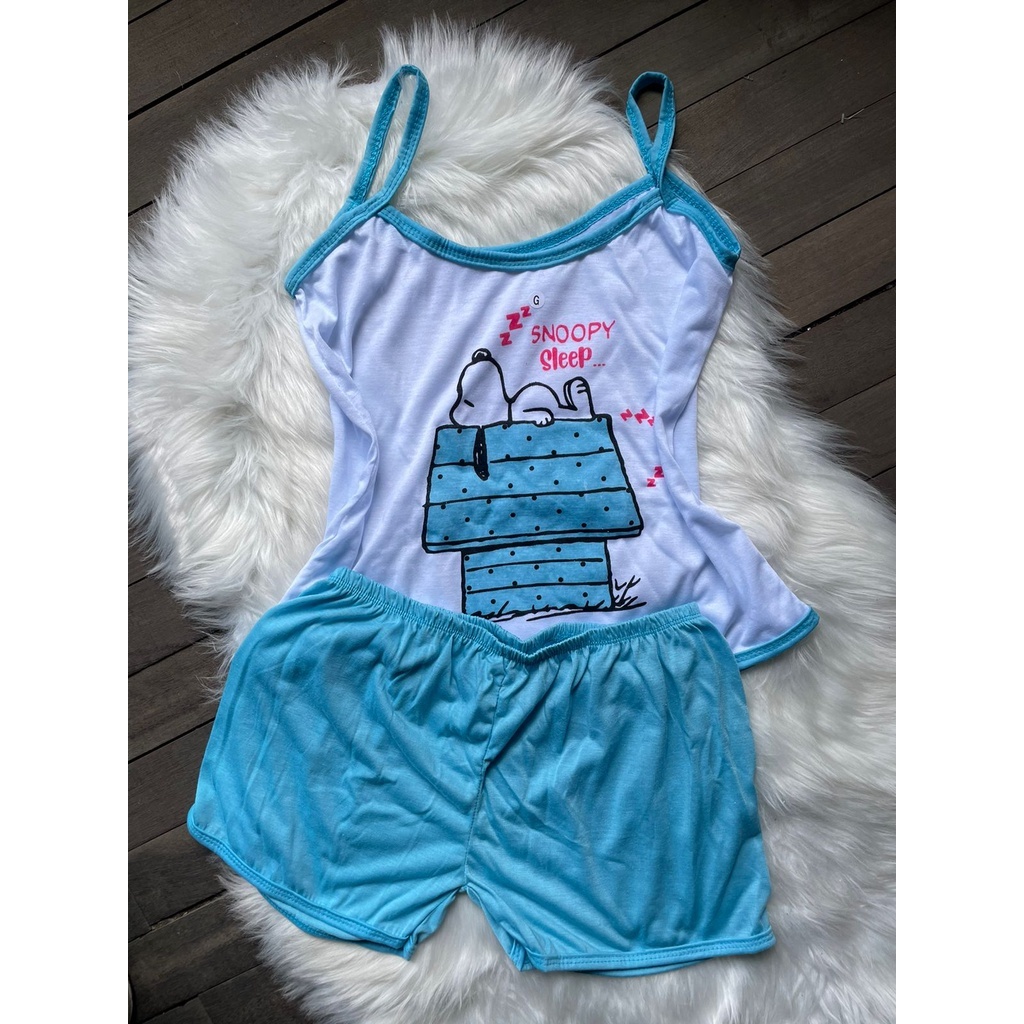 kit 5 Baby Doll Short Doll Infantil Personagens Verão