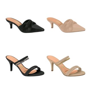 Tamanco Feminino Vizzano Salto Fino Strass Brilho