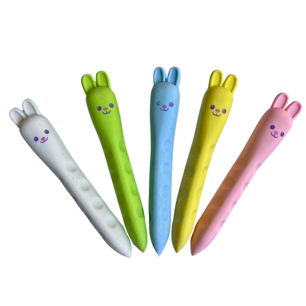 Kit 3 borrachas fofas/ borracha cenoura fofa/ Papelaria criativa kawaii/ Papelaria fofa