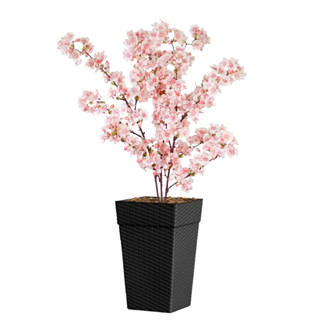 Folhagem Artificial Decoração Sala Com Vaso Decorativo Enfeite Para Casa Sala