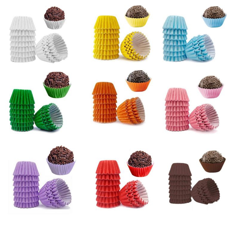 Forminha Para Docinhos de Festa N6 Forminha Para Brigadeiro e Doces 1.000 unidades