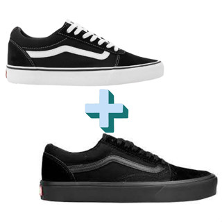kit 2pares feminino/masculino casual old skool envio imediato