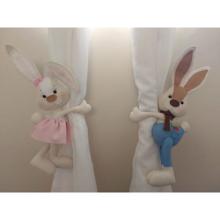 Páscoa Prendedor de cortina em feltro ❤️ em Oferta na Shopee