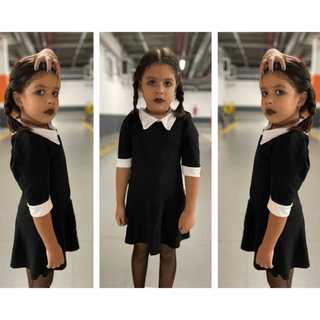 Vestido Fantasia da Juvenil menina halloweem e carnaval