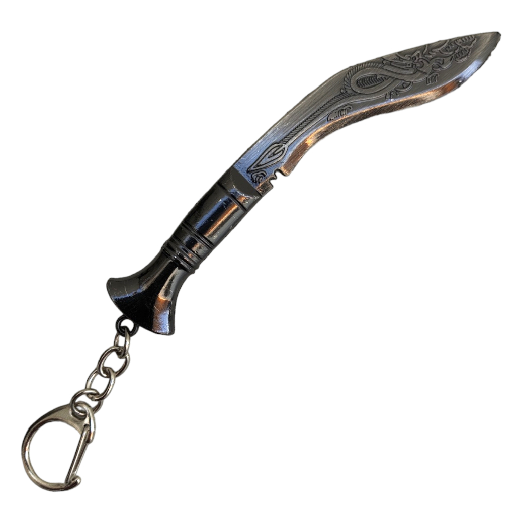 Chaveiro Metálico Gancho Da Arma Miniatura Modelo faca Kukri Famosa Em Jogos Populares CS 2