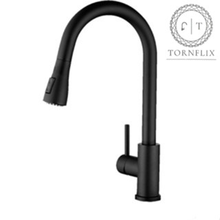 Torneira Gourmet Preta Dupla Função para Cozinha