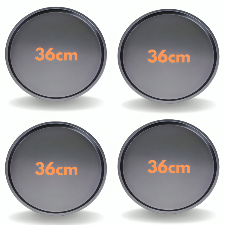 Kit 1, 2, 3 e 4 Forma Assadeira de Pizza Redonda Antiaderente Não Gruda Salgado em Oferta na Shopee