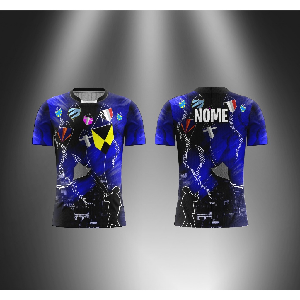 Camiseta Personalizada de Pipa Azul - Camiseta de Quebrada - Camiseta personalizada