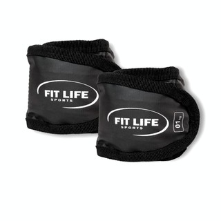 Par Caneleira Tornozeleira de Peso 1kg Fit Life