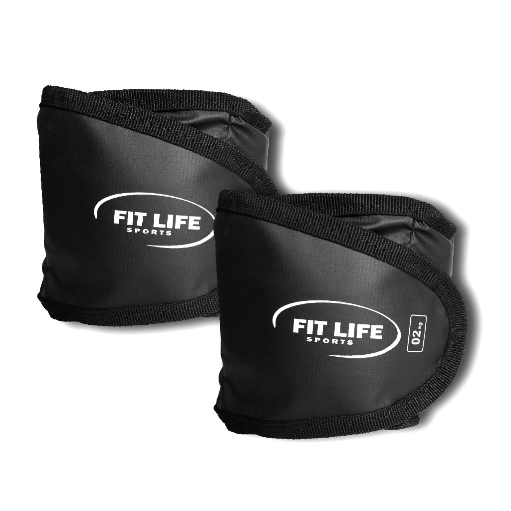 Par Caneleira Tornozeleira de Peso 2kg Fit Life em Oferta na Shopee