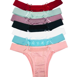 Kit 10 Calcinhas Feminina Conforto Lateral Reforçada Microfibra
