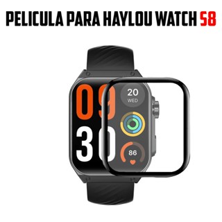 Pelicula 3d para Haylou Watch S8 super resistente película com borda 3d