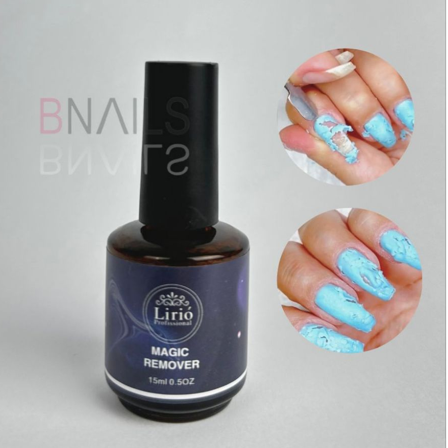 Removedor De Esmalte Em Gel Acrigel Magic Remover Lirió 15 ml