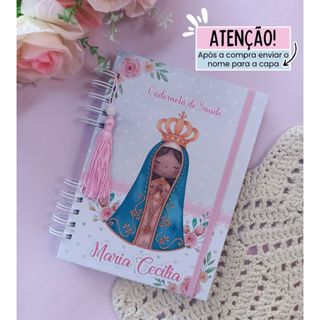 CADERNETA DE VACINAS PERSONALIZADA NOSSA SENHORA APARECIDA/CADERNETA DE SAÚDE em Oferta na Shopee
