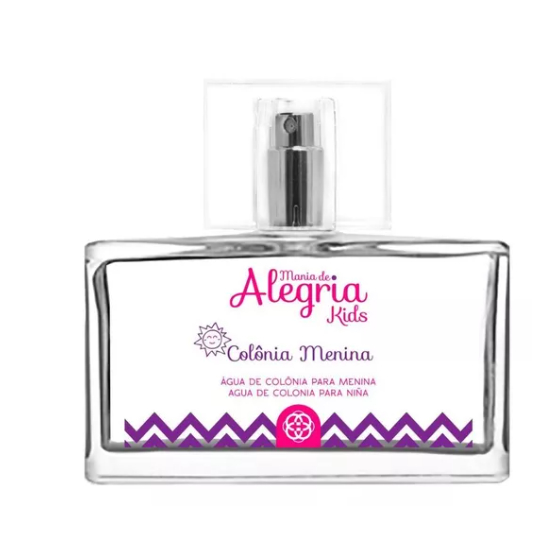 HINODE PERFUME MANIA DE ALEGRIA KIDS MENINA ÁGUA DE COLONIA 45ML