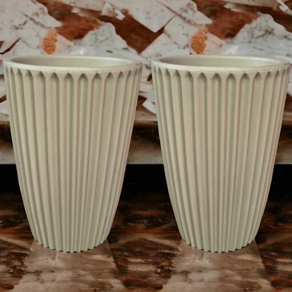 Kit 02 Vaso Para Planta ou Flor Jardim Em Polietileno Coluna Romana Nº2 em Oferta na Shopee