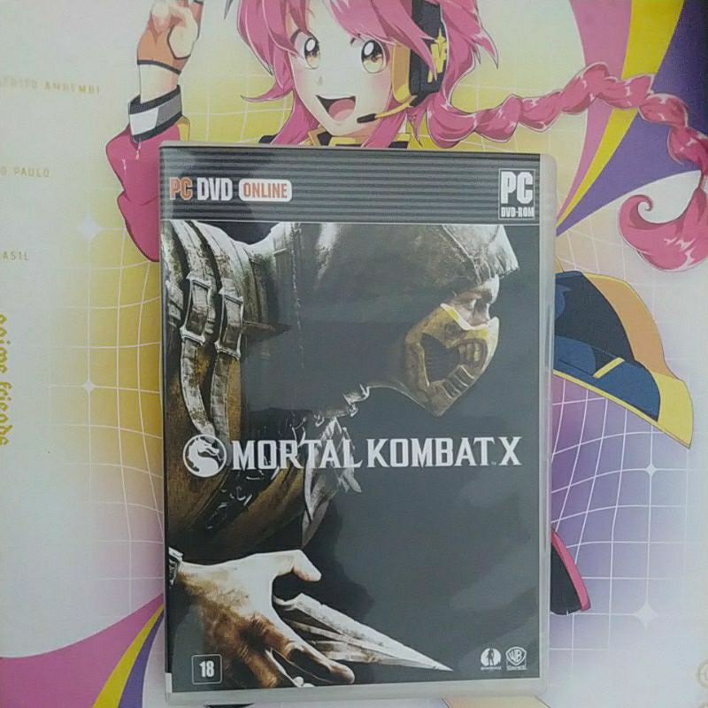 DVD-ROM Mortal Kombat X - Original - Jogo Pc